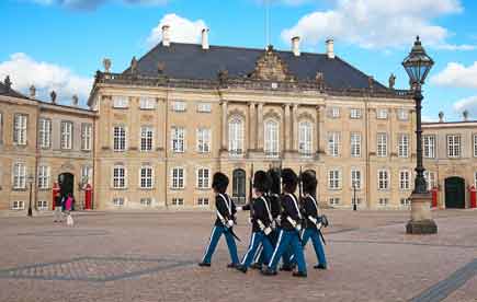 Bild vom Schloss Amalienborg