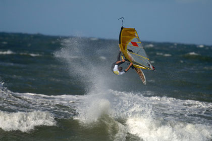 Surfen an der Ostsee