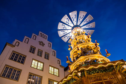 Weihnachtspyramide in Rostock