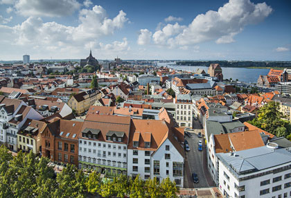 Panorama von Rostock