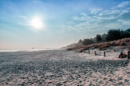 Bild vom Strand in Heringsdorf