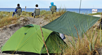 Camping an der Ostsee